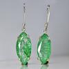 925 Sterling Silver 57 Ct CERTIFIED Earring Natural Marquise Green Emerald Gems MY.ER-42-NS