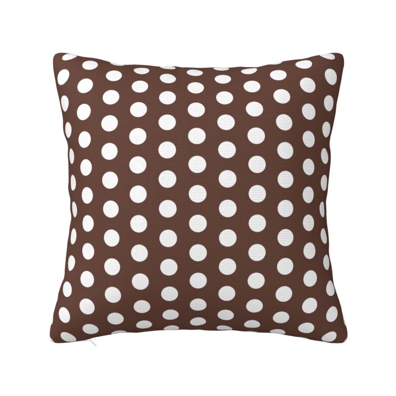 Green And Black Polka Dot Cushion Cover x cm Polyester Soft Throw Pillow Case For Sofa Car Living Room Decoration Pillowcase