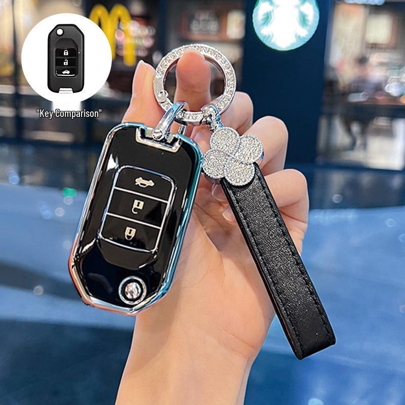 Compatible BTXRV Key Case for CRV, Accord, Civic, Binzhi, and Spirior - High-Grade Protective Shell.