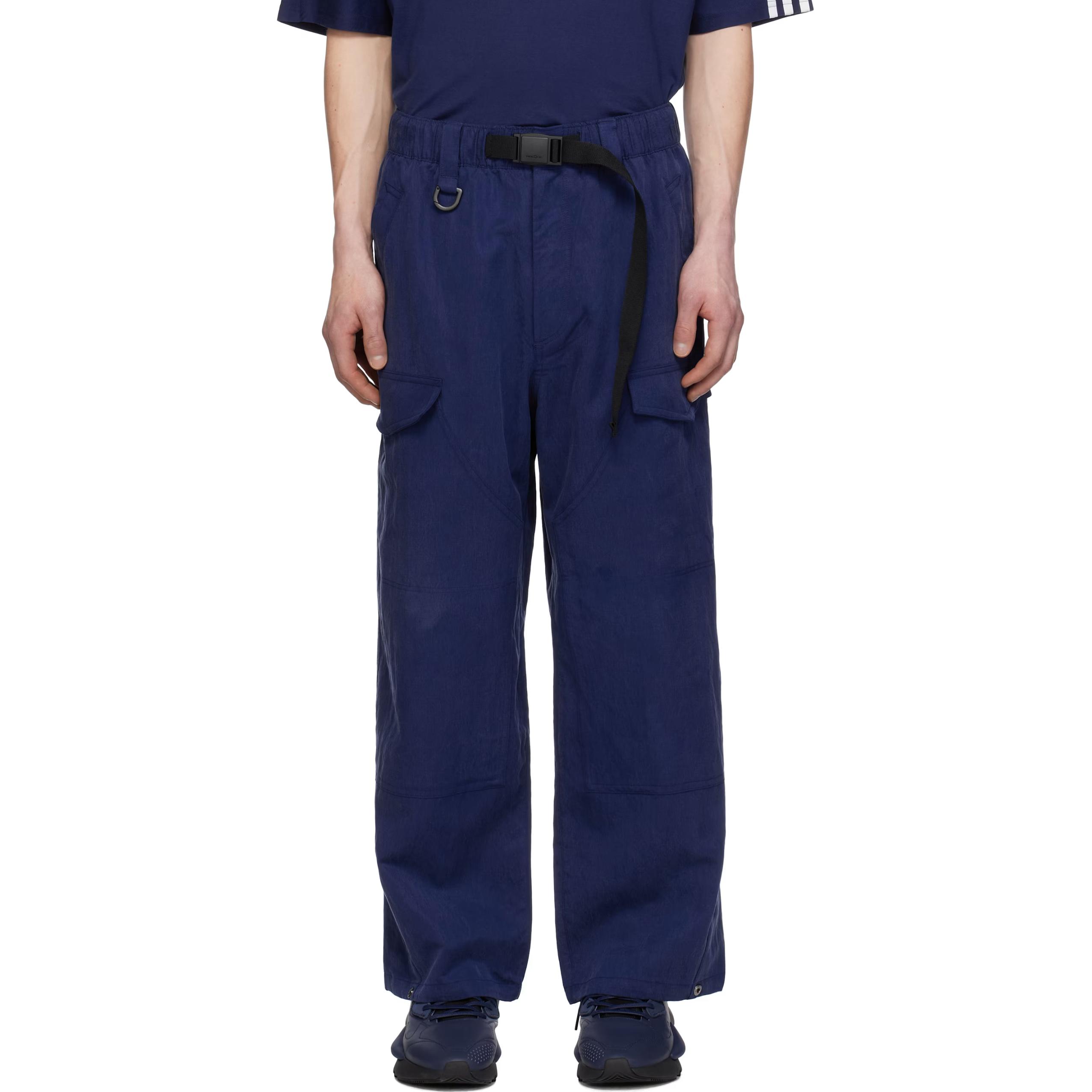 

Y-3 Loose Fit Zipper Logo Casual Pants Men pants Dark-Blue JM3210 XS