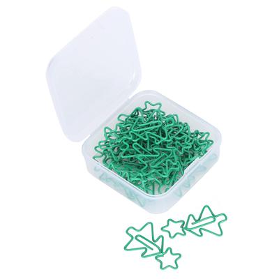 30 pezzi Graffette Divertenti Forma Stella a Cinque Punte Albero di Natale Segnalibri Clip per Planner