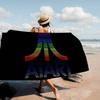 A-Atari Logo Microfiber Blanket Quick Drying Beach Towels Oversized Printing Super Absorbent Pool Towel Blanket
