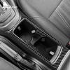 Echter Weicher Karbonfaser-Aufkleber für Ford Focus SE RS ST Ecoboost 2015 2016 2017 2018 Linkslenker Auto Schaltgetriebe Getränkehalter Panel Innenverkleidung
