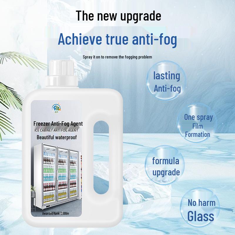 Long-Lasting No-Wipe Freezer & Refrigerator Defogger for Display Case Glass