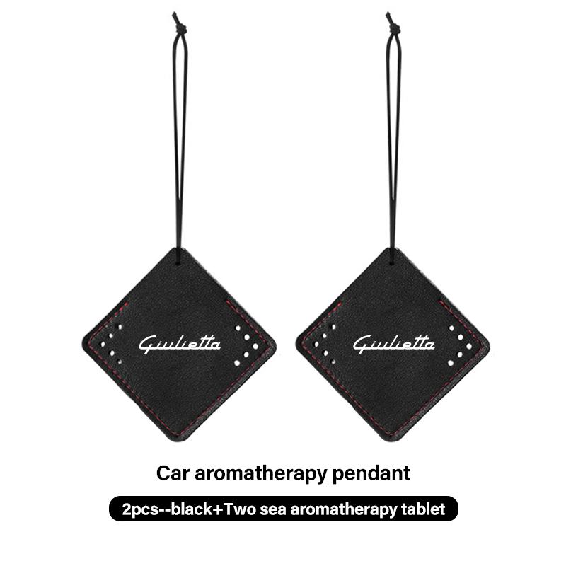 For Alfa Romeo Car Perfume Pendent Air Freshener Hanging Interior Accessories 159 Giulietta 156 147 Giulia Mito GT Stelvio SpideCC5