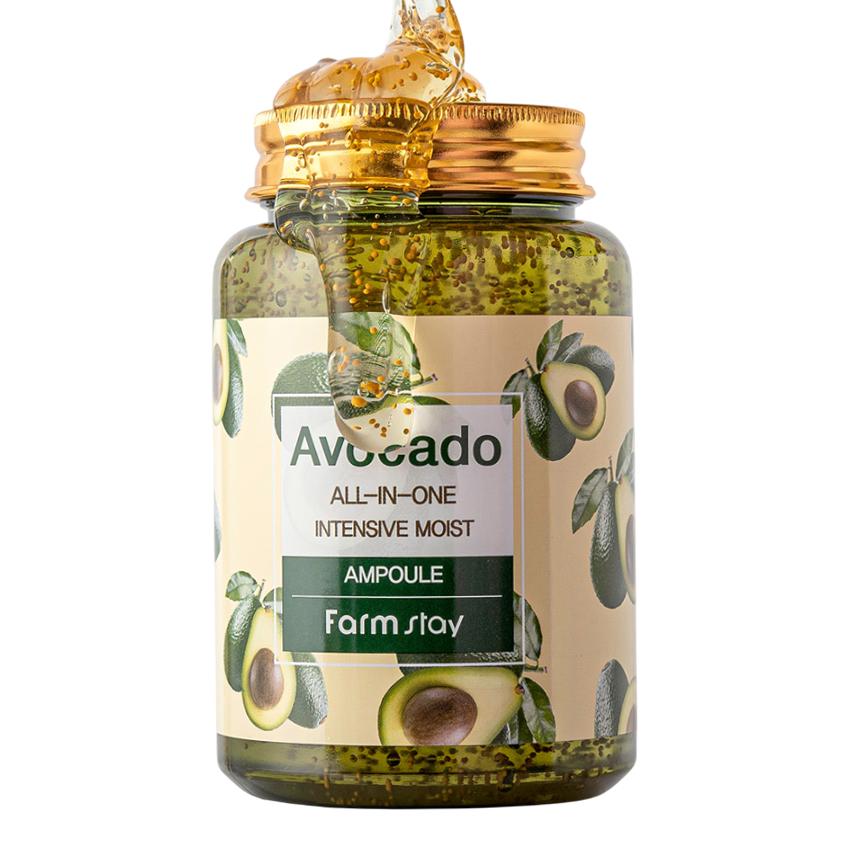 

Farm Stay Авокадо Интенсивная Увлажняющая Ампула Все-в-Одном – Успокаивающий и Увлажняющий Уход, Корейская