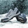 Fashion Men's Mountaineering Shoes 2024 Waterproof Winter Snowy Hiking Flat Shoes Original Men's Sports Anti Slip and Warm Outdoor Shoes