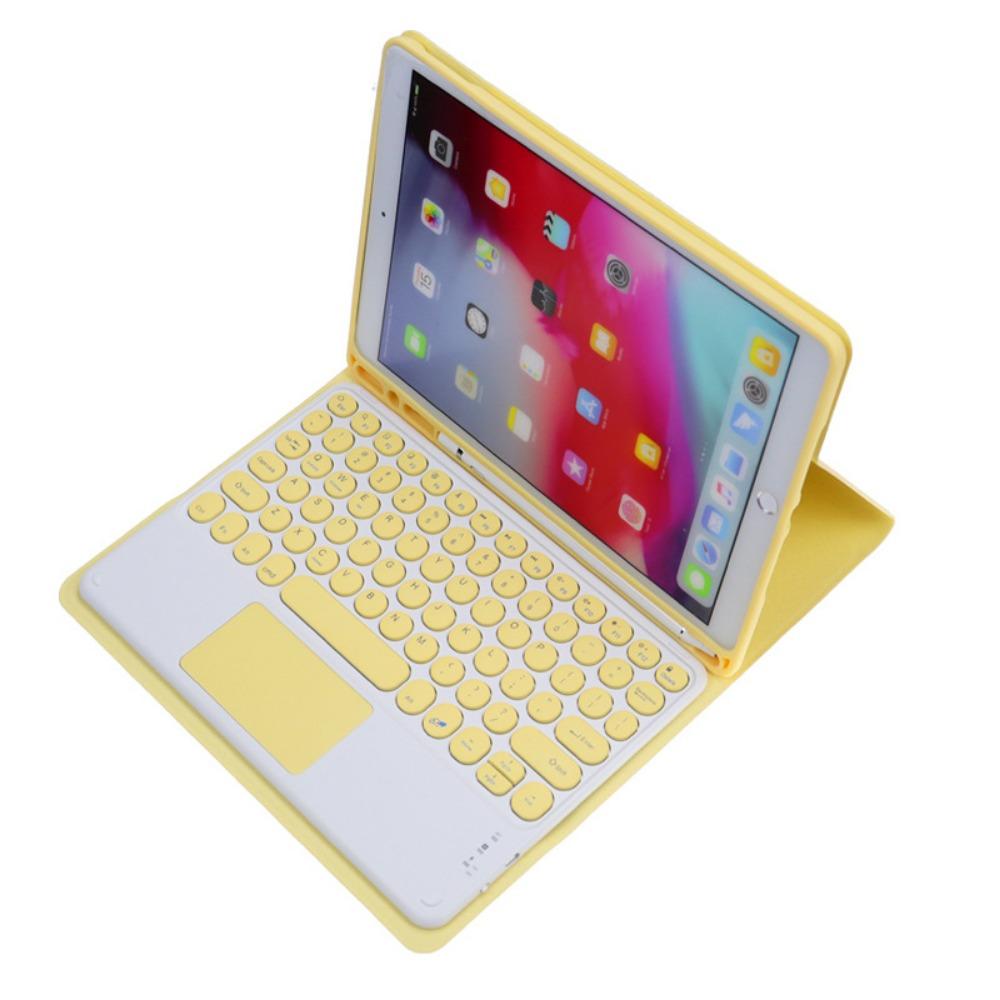 For iPad 11 Leather Case with Detachable Bluetooth Keyboard Touch Control for 10.9 10.2 Inch Tablet Mouse
