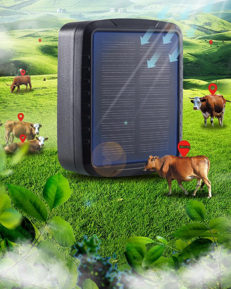 Solar-Powered GPS Cattle and Sheep Locator: Waterproof Anti-Lost Tracking Collar with Extended Battery Life