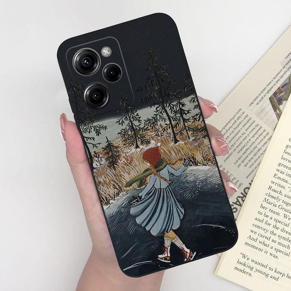 Silicone Case For Xiaomi Poco X5 Pro Pilot Bear Back Cover For POCOX5 X5Pro 5G Poco X 5 Pro Soft Matte Protective Phone Cases