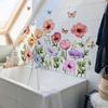 Colorful Butterfly Wall Decals Removable Stickers for Home Decor Peel and Stick Floral Decals Flower Wall Art Decorations