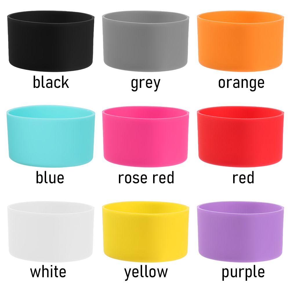 Water Bottle Accessories Silicone Bottle Protective Bottom Sleeve Anti-Slip Water Bottle Cover Boot for Bottle