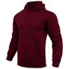 Solid Color Long Sleeve Pullover Hoodie Casual Sweatshirt For Men
