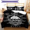 3pcs Custom Name Viking Sign Bedding Set Duvet Cover Closure Includes 1 Duvet Cover & 2 Pillowcases for All Seasons Bedroom Decor