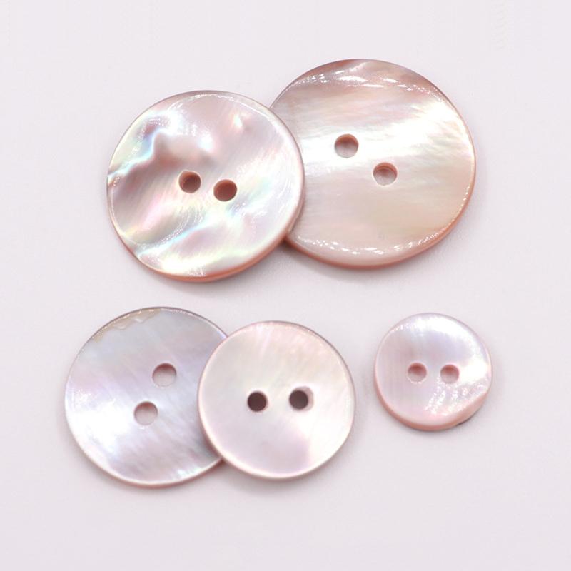 10Pcs Natural Pearl Shell Buttons for Clothing Sewing Accessories Scrapbooking DIY Crafts Garment Decoration Round Shell Button