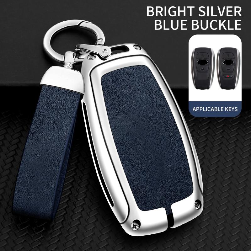 New Zinc Alloy Car Key Case Cover Protector Shell For Subaru Brz Sti Xv Sv Forester Legacy Outback Crosstrek Impreza Wrx Ascent