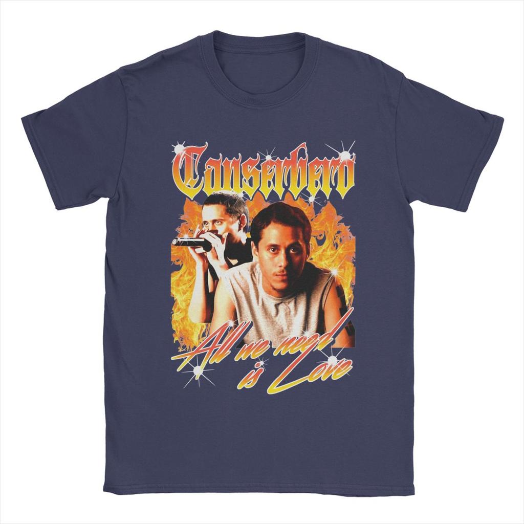 Casual Canserbero T-Shirt Men Crewneck Cotton T Shirts Short Sleeve Tee Shirt Printed Clothing