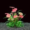 Artificial Aquatic Plants Fade-resistant Simulation Plastic Hydroponic Grass Vibrant Aquarium Landscape Decor for Fish Reptile Tanks