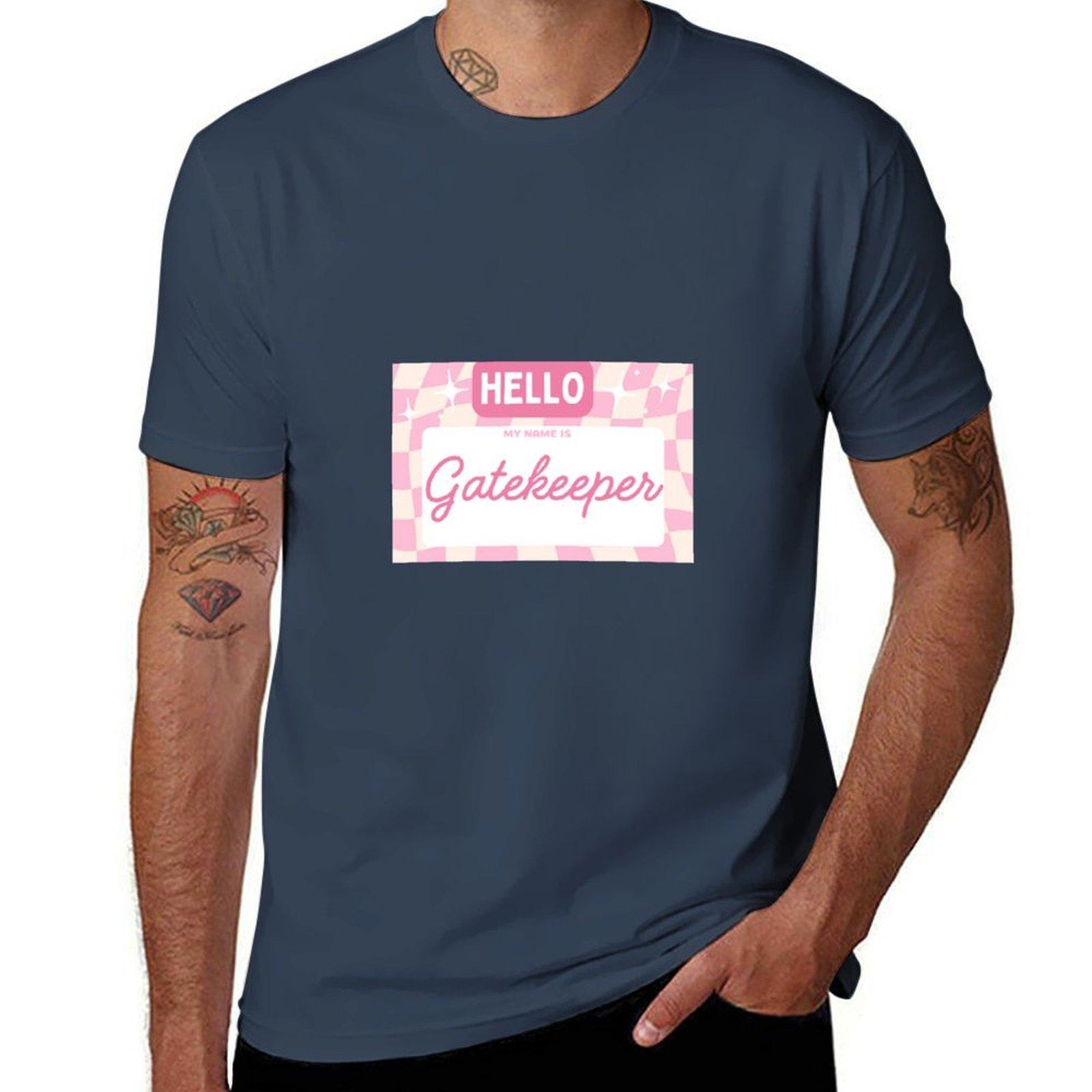 Gatekeep Tshirt Fashion Casual Short Sleeve Tshirt S