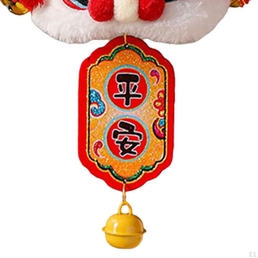 Chinesischer Löwentanz Schlüsselanhänger Cartoon Glücksbringer Sammlerstück Frühlingsfest Hänger