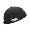 JYL TS DIY Korean Women Brimless Cap Solid Color Letter Print Cotton Hat