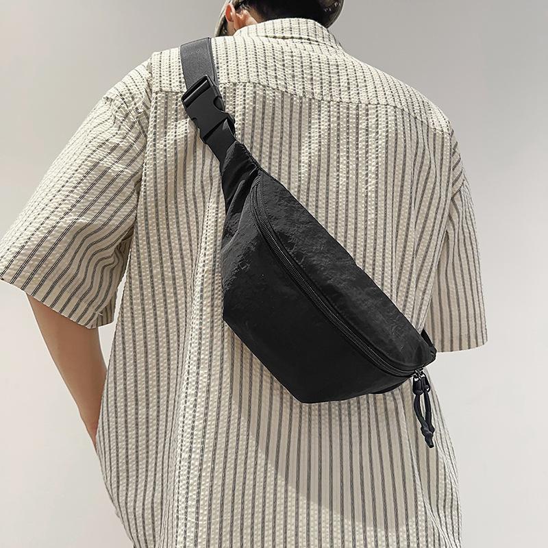 Trendy Brand Breast Bag Men'S Personalized Messenger Bag Women'S Versatile Street Leisure Fanny Pack Sports Cycling Shoulder Bag