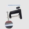 Abaodam 2-Piece Aluminum Alloy Microphone Clamp Holder Base Non-slip Desk Clamp Black