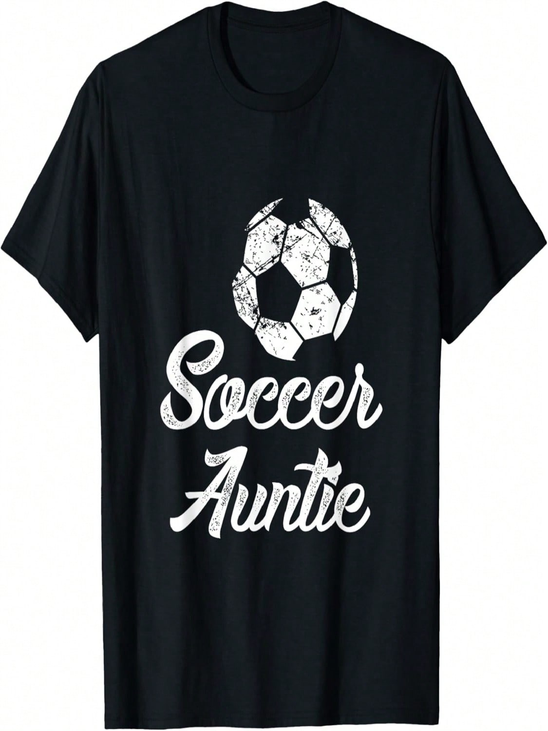 Soccer Auntie Shirt, Cute Funny Player Fan Gift T-Shirt S