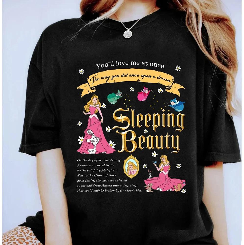 Sleeping Beauty Aurora Cute T Shirt Unisex 3 S