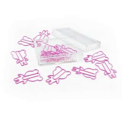 12pcs Cartoon Color Panda Paper Clip Paper Clip Paper Clip Cute Office Supplies Pin