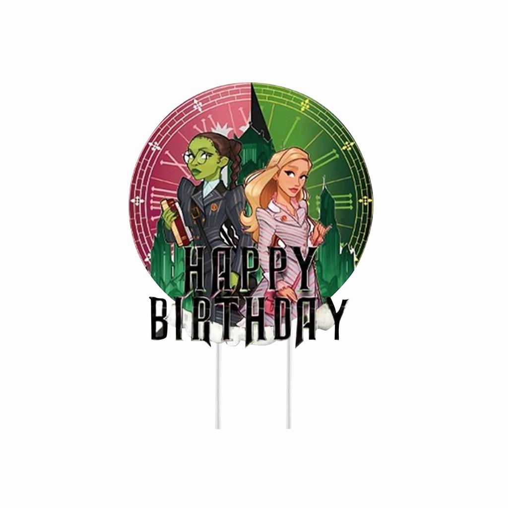 Birthday Theme Party Decoration Banner Pull Flag Cake Flag Balloon- Set