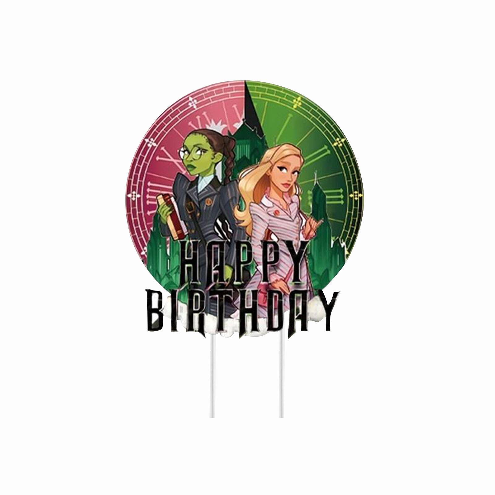 

Баннер для украшения тематической вечеринки по случаю дня рождения, флажки, флажок для торта, воздушные шары - Набор One Size