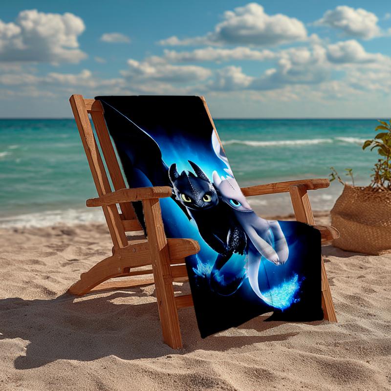Ultra-Soft Beach Towel with Die Maus Theme,Ideal for Pool - Camping, Diving - Perfect Travel Essential, Vibrant Beach Towel.