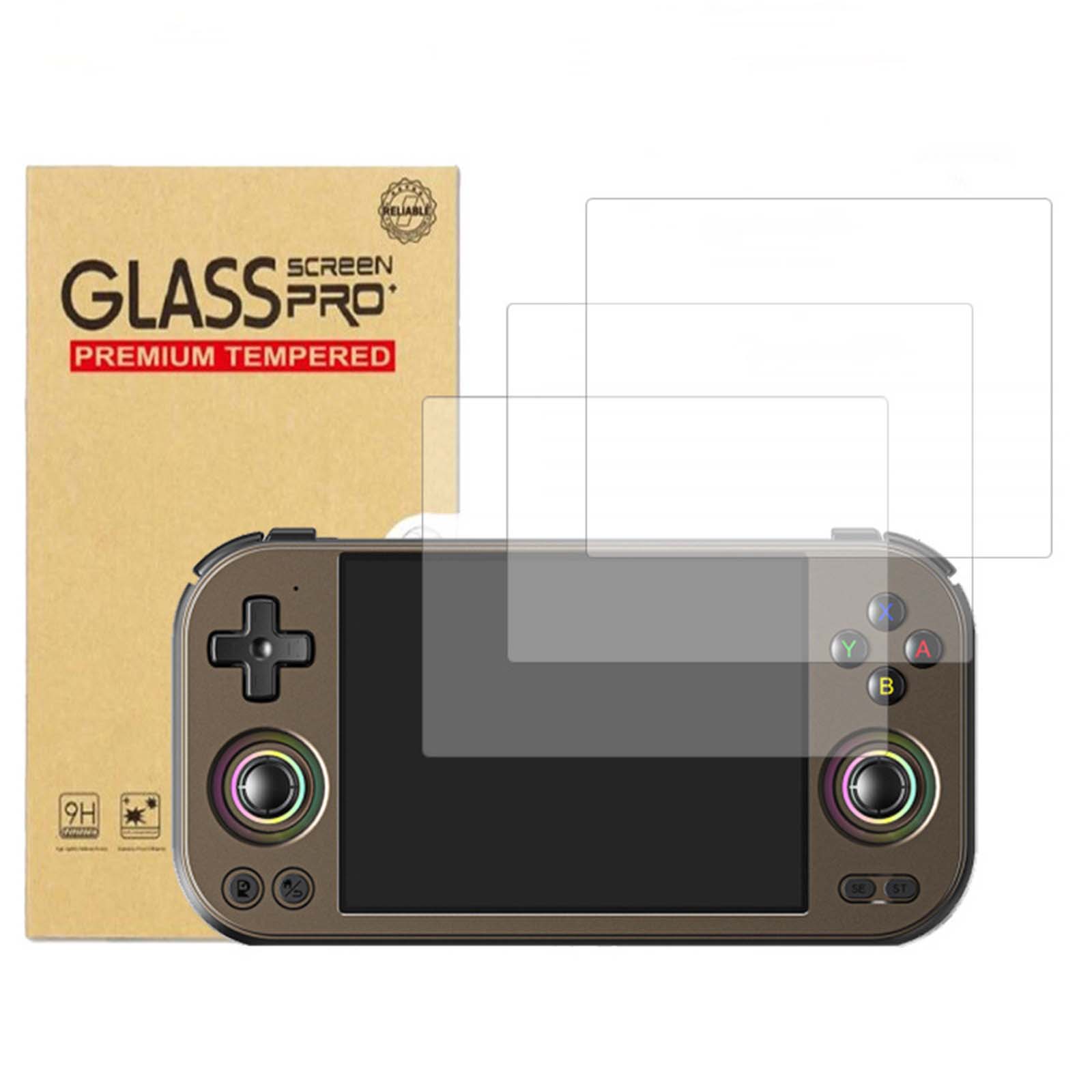 

2Pcs Tempered Glass Anti-scratch Screen Protector 9H HD Tempered Screen Film for Anbernic RG477M Game Console spain