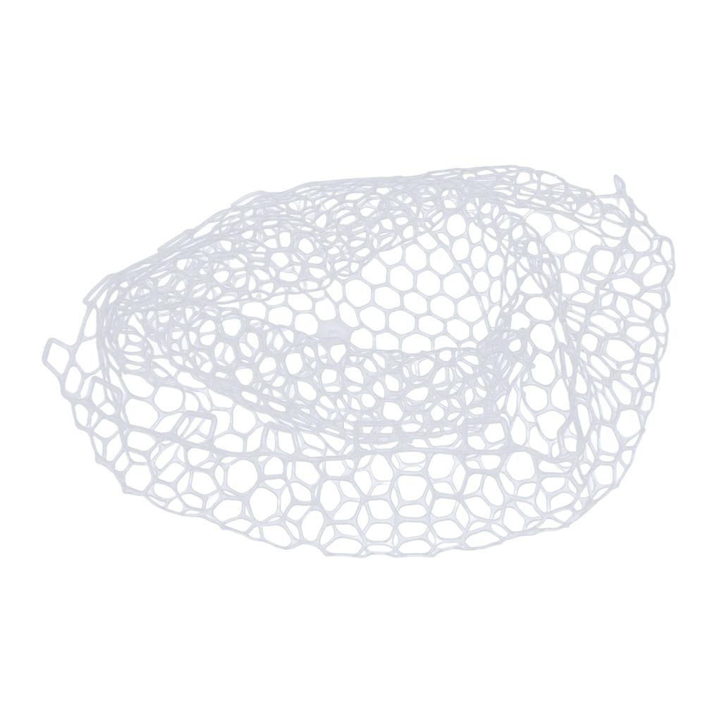 Fly Fishing Landing Net Clear White Soft Rubber Mesh for Trout Catch and Release for Fishman 32cm