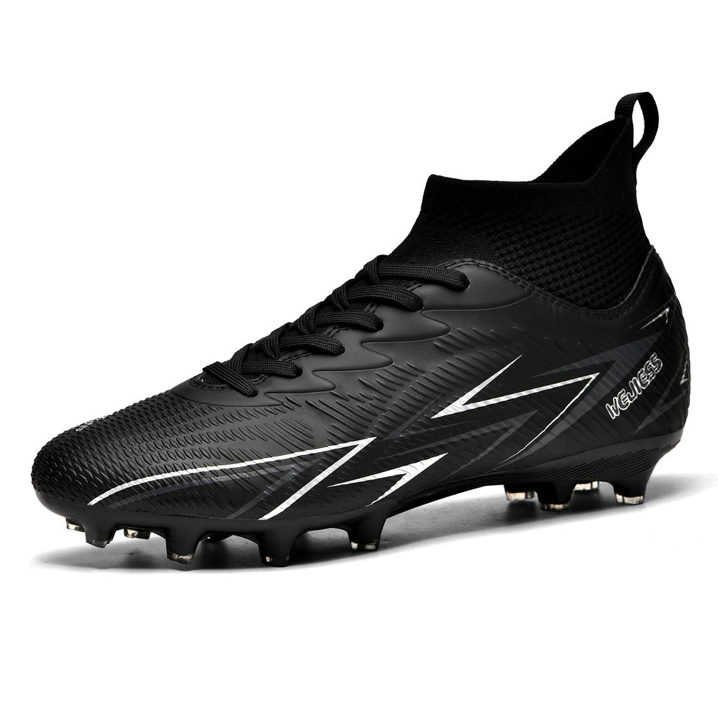 Botas de Fútbol de Caña Alta Césped Profesional Tacos Aire Libre Transpirables Deportivas con Tacos Juvenil Niños Zapatos de Fútbol Unisex Nuevo