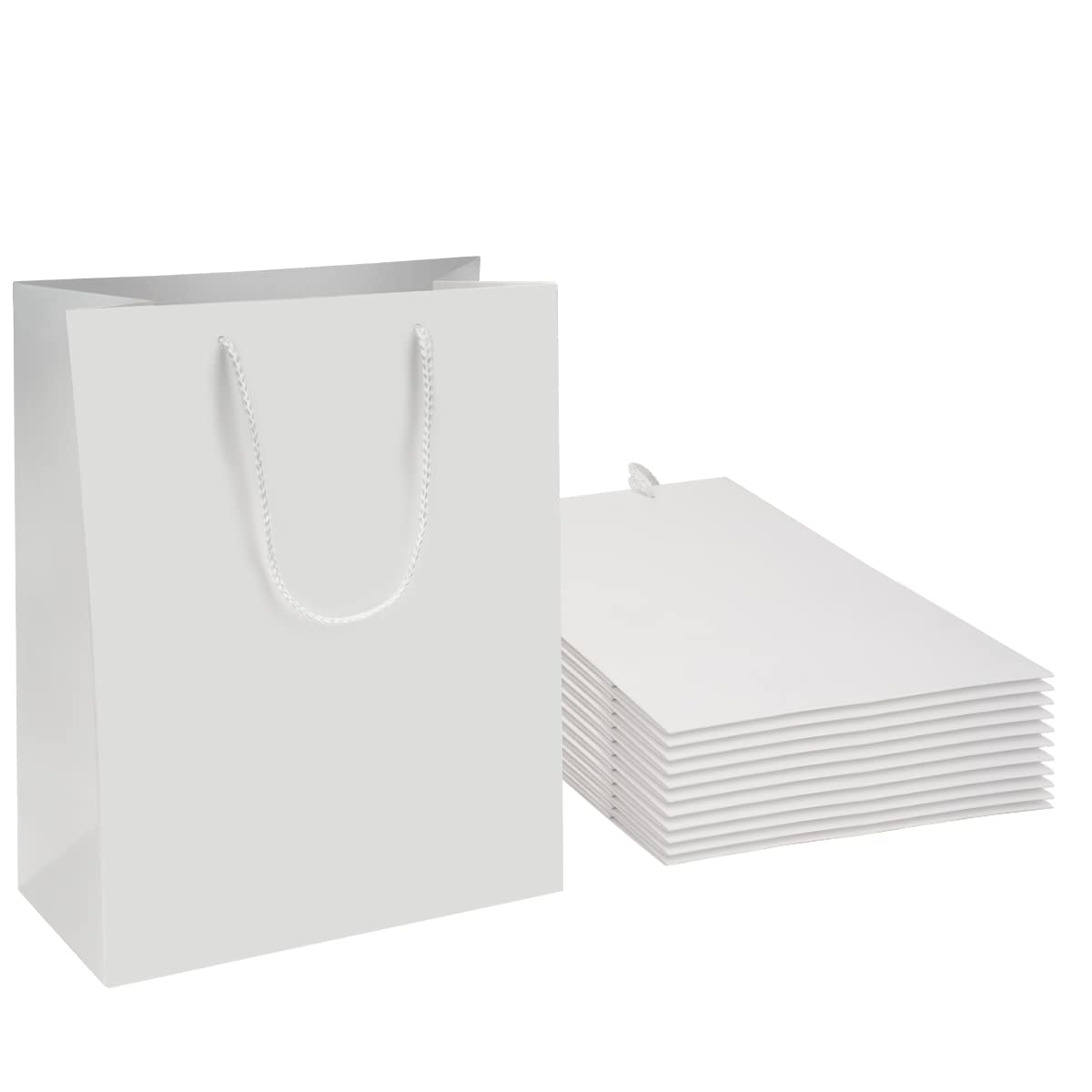 

TOPtoper Gift Bags, Thick, Vertical, Pack of 15, Strong and Durable, Reusable Kraft Paper Bags, Extra Large Gift Bags, DIY Gift Bags for Weddings, Pac