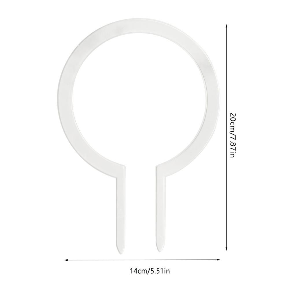 1pcs New Transparent Plant Trellis Plastic Round Plant Auxiliary Support Plant Support Frame Indoor