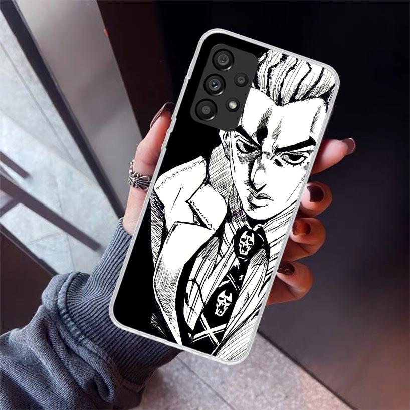 

JoJo Kira Yoshikage Killer Queen Phone Case For Samsung Galaxy A17 A57 A37 A16 A26 A36 A56 A15 A25 A35 A55 A14 A13 A54 A53 A34 A Samsung A53