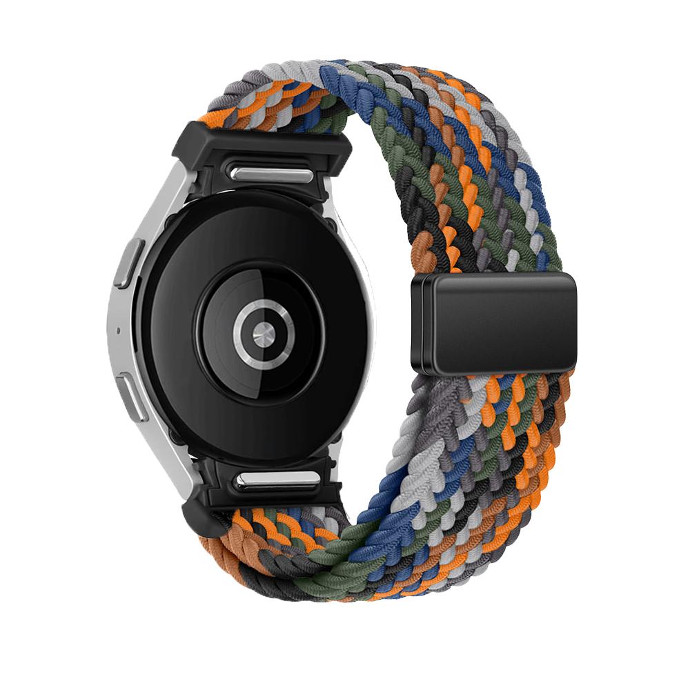 Braided Nylon Watch Band for Samsung Galaxy Watch 7 6 5 4 FE 40mm 44mm 5 Pro 45mm Watch6 Classic 47mm 43mm Strap Correa Bracelet