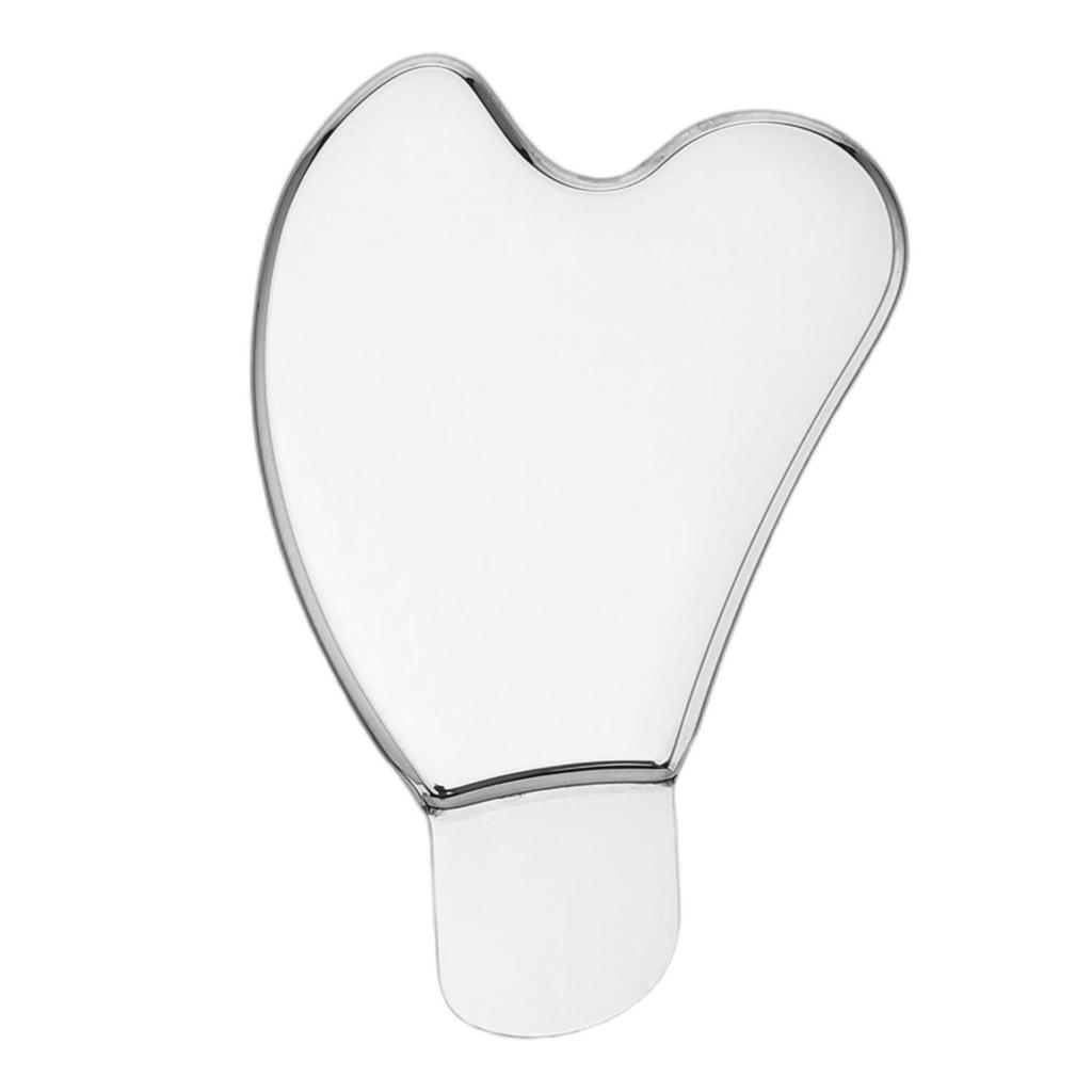 Stainless Steel Heart-Shaped Gua Sha Board for Facial and Eye Massage