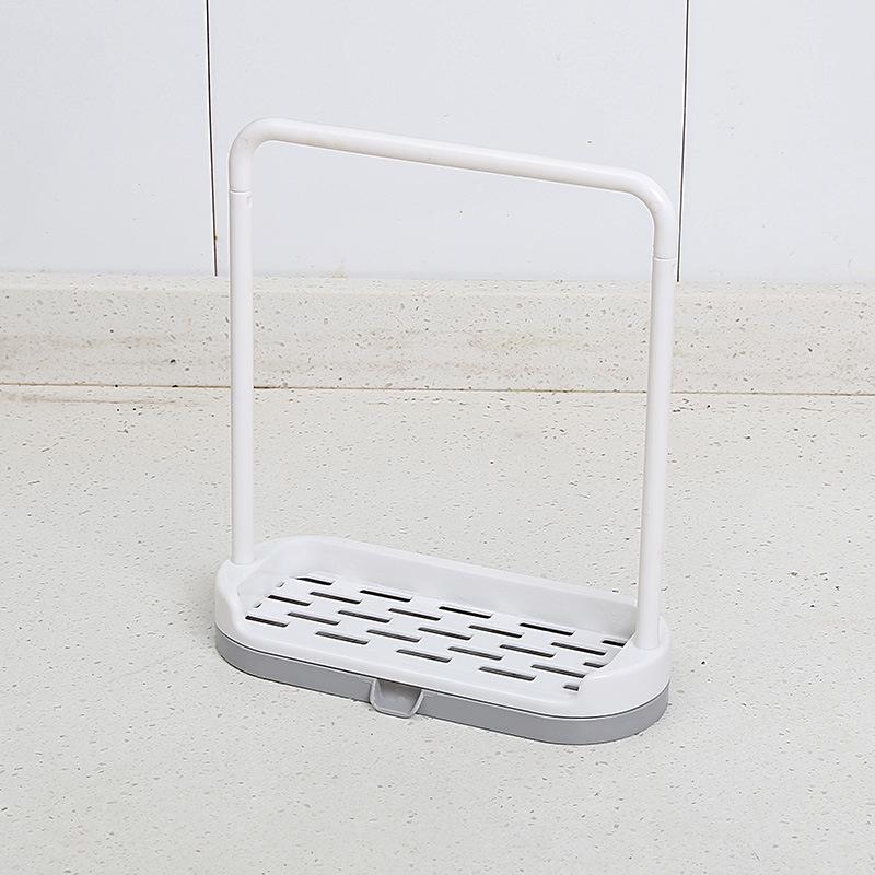 

Стойка для хранения вещей в японской кухне: Держатель для кухонных полотенец, губок и тряпок 17x7.2x9.5 серый