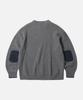 FRIZMWORKS Patch Round Pullover Knit _ Gray