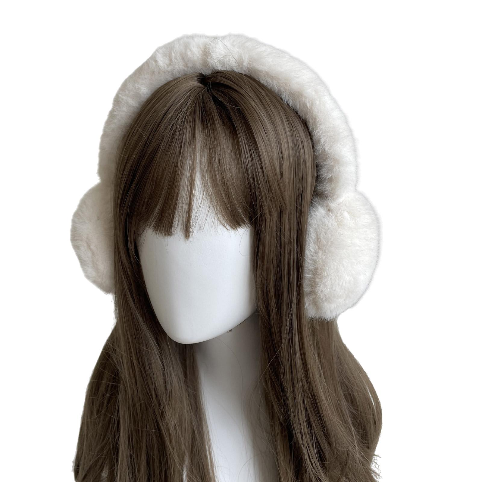 

Модные плюшевые наушники для женщин и девочек, регулируемые и удобные защитные наушники для удобного хранения, зимнее снаряжение D