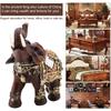 Traditional Chinese Feng Shui Lucky Elephant Statue Resin Animal Sculpture Elephant Figurine Ornament Home Decoration