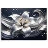 Canvas Print, Nature Silver Flower