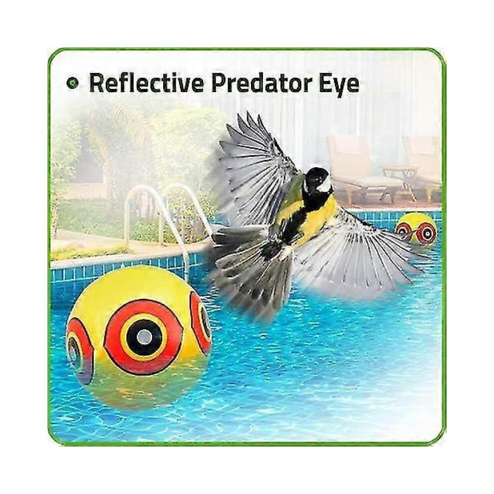 Repellent Balloons - Bird Repellent Pigeon Repeller - To Repel Pigeons, Crows and More - for Use with Ultrasonic/Spike/Net - Pack of 3