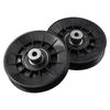 2 Stück V-Umlenkrolle AM138080 AUC11238 AM134502 Kompatibel mit John Deere Rasenmähern X300 X300R X304 X305R X310 X320 X324 X330 X340