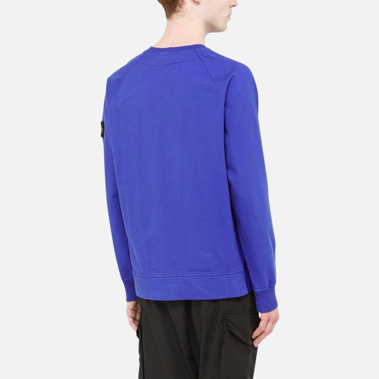 Stone Island 40th Anniversary Collection SS22 40th Anniversary Theme Solid Color Brand Logo Label Crewneck Sweatshirt Men sweatshirt 7615655Q1-V0022