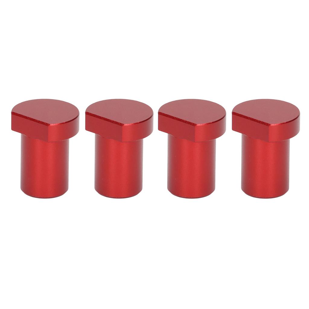4PCS Woodworking Desktop Limit Blocks Multifunctional Workbench Peg Brake Stops 20mm Diameter Red